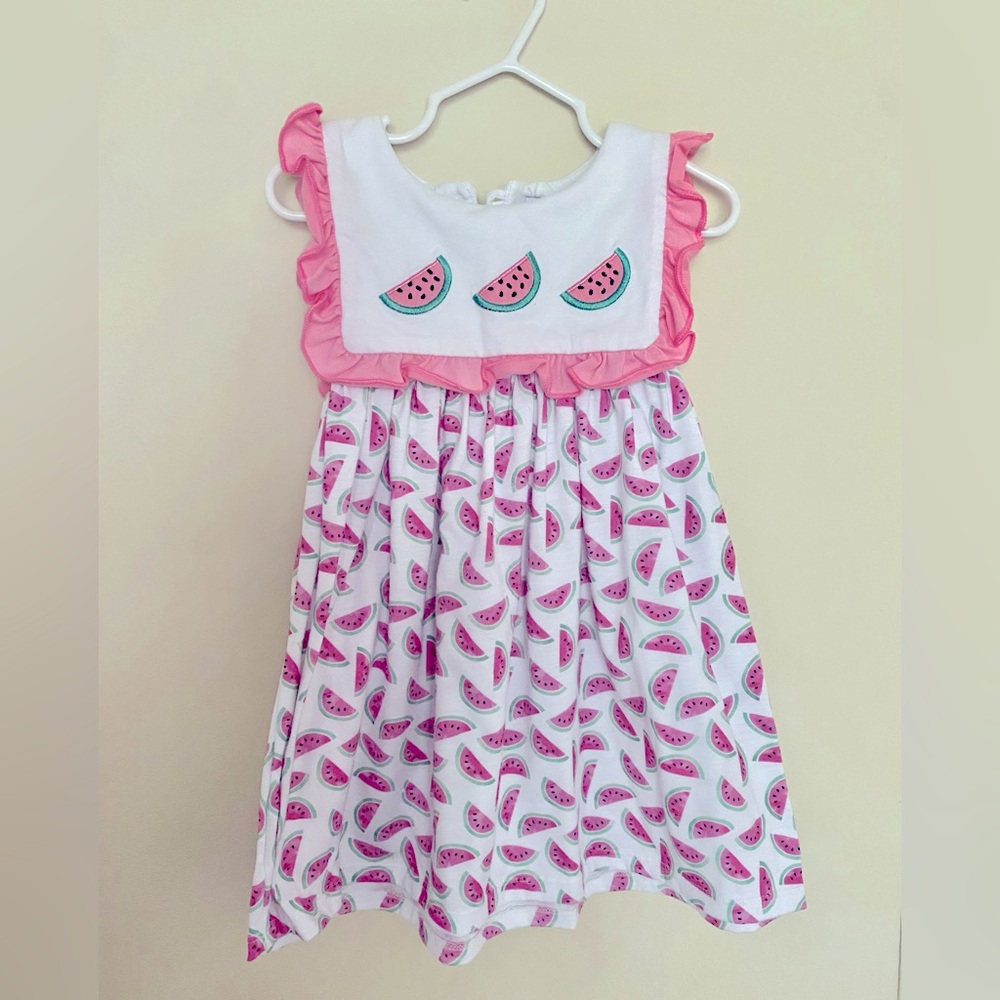 Smock Watermelon Girls Dress